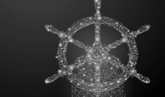 ship's helm wheel
